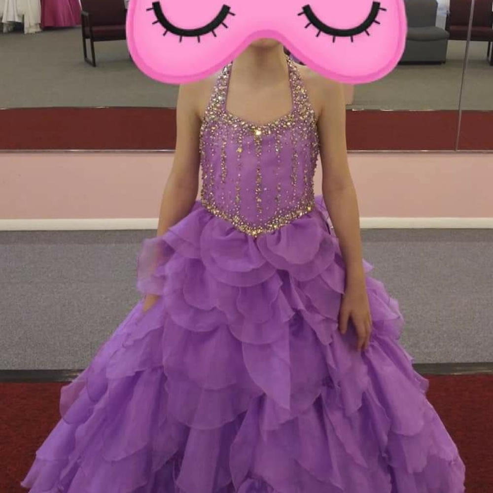 Girls pageant dress